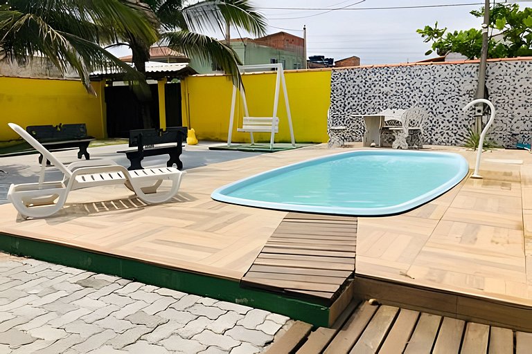 Summer house perto da praia e do comércio local